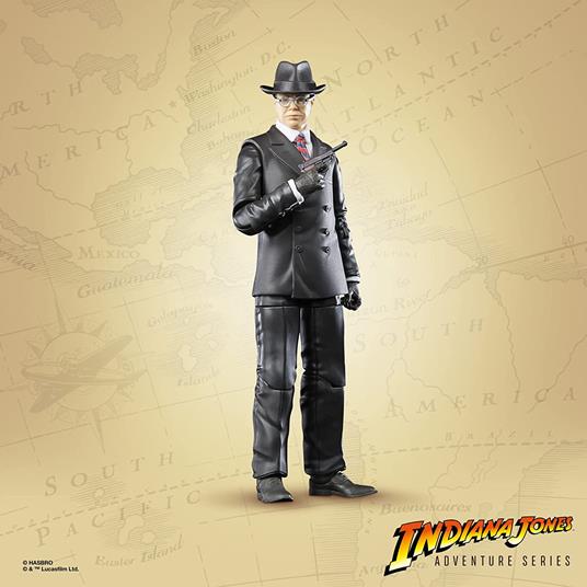 Hasbro Indiana Jones e i Predatori dell'arca perduta, Adventure Series, Giocattolo del Maggiore Arnold Toht, 15 cm - 5