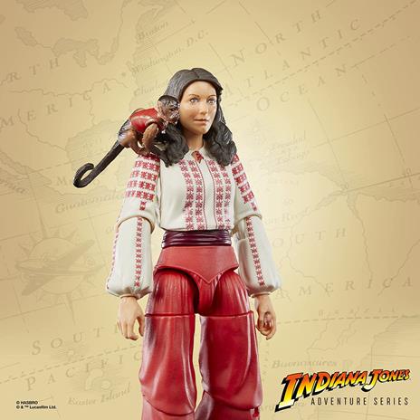 Indiana Jones, action figure di Marion Ravenwood da 15 cm, Adventure Series - 4