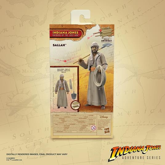 Hasbro Fans Adventure Series: Indiana Jones - Sallah Action Figure (15cm) (Excl.) (F6063) - 3