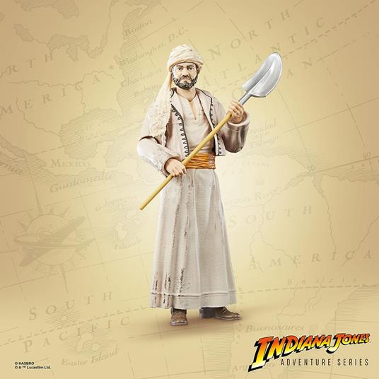 Hasbro Fans Adventure Series: Indiana Jones - Sallah Action Figure (15cm) (Excl.) (F6063) - 6
