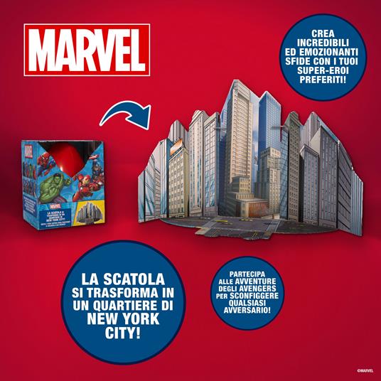 Hasbro Sorpresovo Marvel 2022 - Uovo con Sorprese e Scatola Che Si Trasforma in Un Quartiere di New York - 3