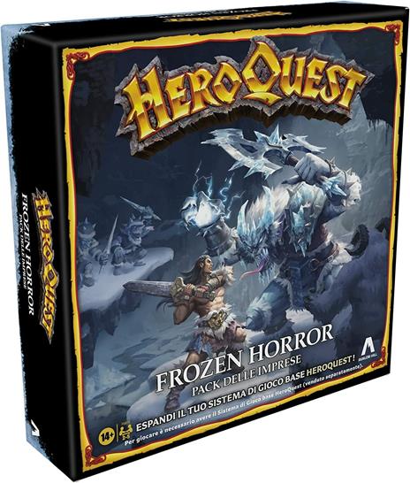 Avalon Hill - HeroQuest, Pack delle imprese Frozen Horror, gioco dungeon crawler dai 14 anni in su - 2