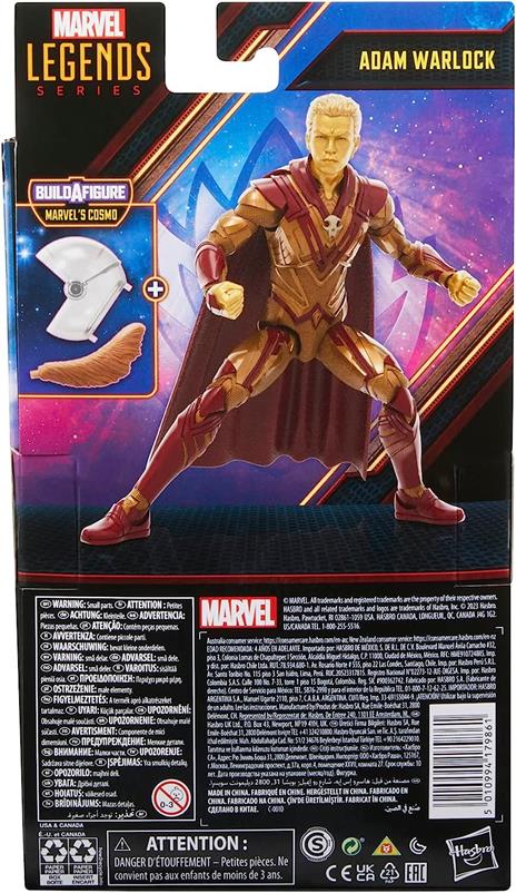 Hasbro Marvel Legends Series - Adam Warlock, Action Figure ispirate al Film Guardiani della Galassia Vol. 3", da 15 cm - 3