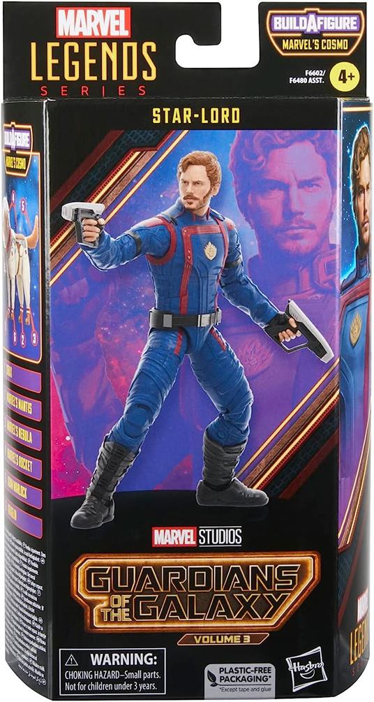 Hasbro Marvel Legends Series, Star Lord, action figure ispirate al film "Guardiani della Galassia Vol. 3", da 15 cm - 2