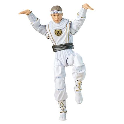 Power Rangers X Cobra Kai Ligtning Collection Action Figura Morphed Daniel Larusso White Crane Ranger 15 Cm Hasbro