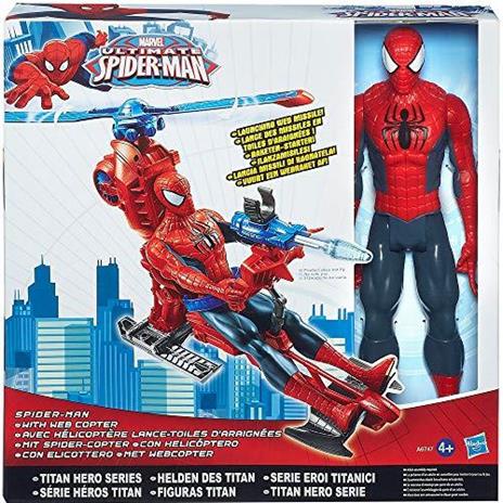 Spiderman con Elicottero - Hasbro - Hasbro Marvel - TV & Movies -  Giocattoli