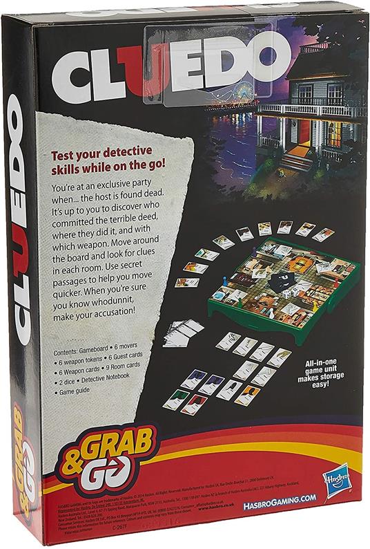 Hasbro Gaming - Cluedo, Gioco in Scatola, 8 anni to 99 anni –