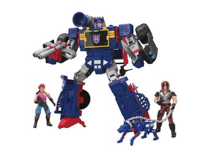 Transformers Collaborative G.I. Joe, action figure di Soundwave, Thunder Machine dei Dreadnok, Zartan e Zarana