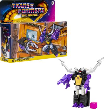 Transformers Retro, "The Transformers: The Movie", Shrapnel G1 action figure convertibile (14 cm)