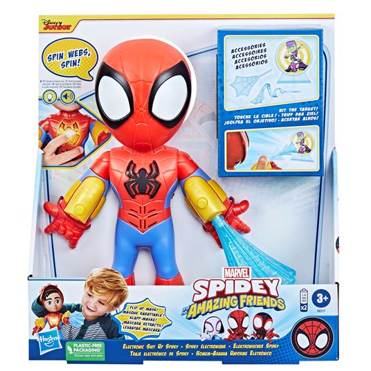 Marvel: Hasbro - Spidey And His Amazing Friends - Electronic Suit Up Spidey