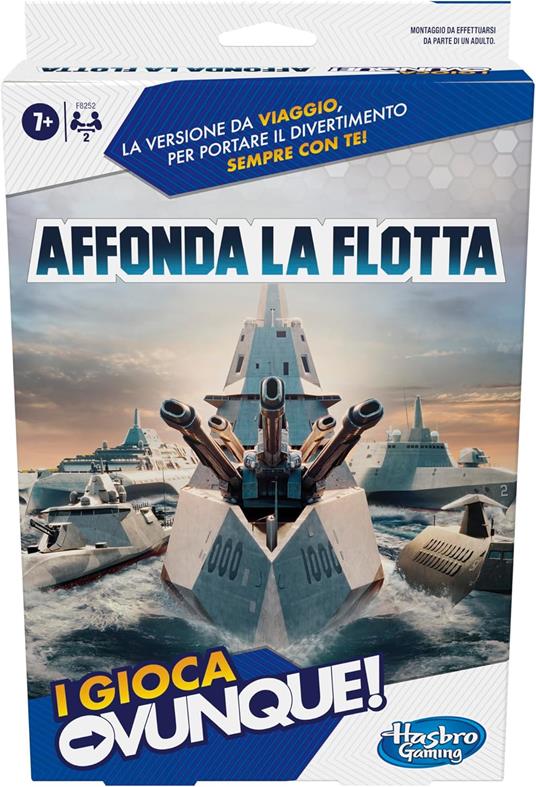 Affonda la flotta, I Gioca Ovunque, gioco portatile per 2 giocatori, gioco da viaggio per bambini e bambine