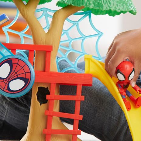 Hasbro Marvel Spidey And His Amazing Friends, playset Il Parco Giochi di Spidey con Action Figure di Spidey - 3