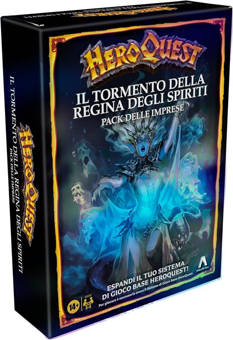 HeroQuest, Pack delle Imprese Il Tormento della Regina degli Spiriti, richiede il Sistema Gioco Base HeroQuest per giocare - 2