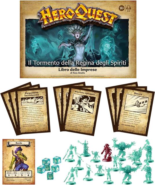 HeroQuest, Pack delle Imprese Il Tormento della Regina degli Spiriti, richiede il Sistema Gioco Base HeroQuest per giocare - 5