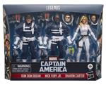 Hasbro Marvel Legends Series, S.H.I.E.L.D., action figure di Nick Fury Jr., Sharon Carter e Dum Dum Dugan