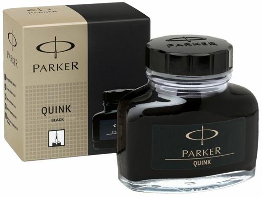 Flacone inchiostro Parker Pen Quink per stilografica nero 57 ml - Parker -  Cartoleria e scuola | IBS