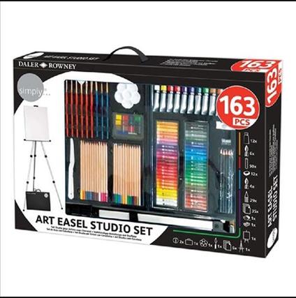 Daler Rowney Set Symply Art Studio Per Artisti Pezzi 163