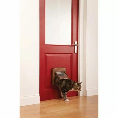 PetSafe Porta Basculante per Gatti Magnetica a 4 Modalità Deluxe 420 Marrone 5006 - 2