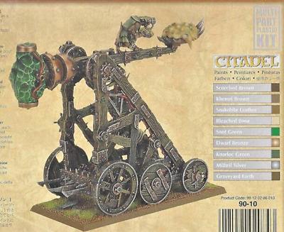 Warhammer 90-10 Cannone A Fulmine Warp Catapulta Artiglio Della Peste Degli Skaven