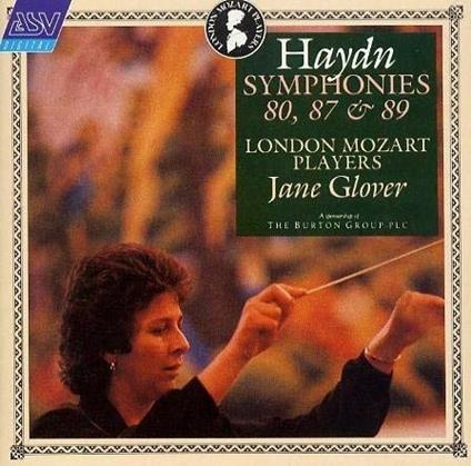 Symphonies 80, 87 & 89 - CD Audio di Franz Joseph Haydn