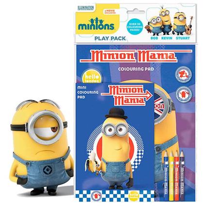 Minions Play Pack Set Immagini da Colorare e 4 Matite Incluse Cattivissimo  Me - Minions - Pittura - Giocattoli | IBS