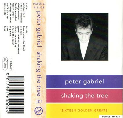 Shaking the tree (Musicassetta) - Musicassetta di Peter Gabriel