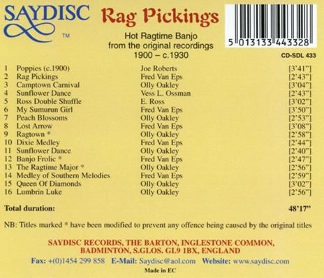 Rag Pickings - CD Audio - 2