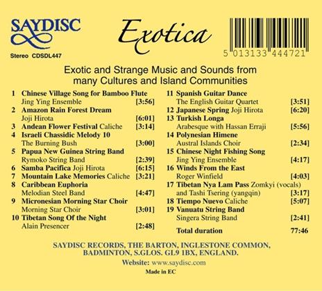 Exotica - CD Audio - 2