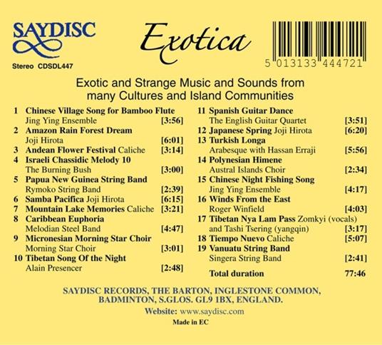 Exotica - CD Audio - 2