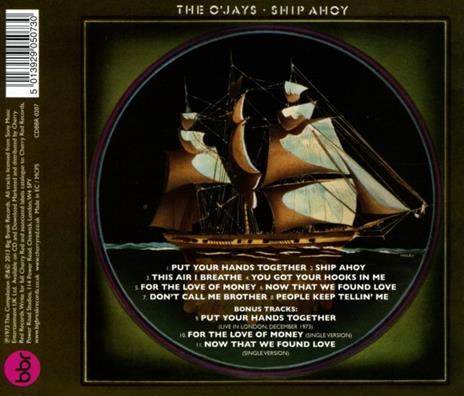 Ship Ahoy - CD Audio di O'Jays - 2