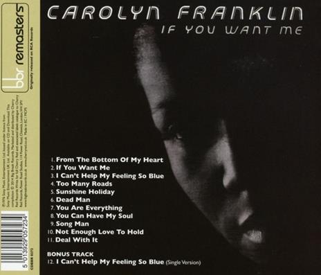 If You Want Me - CD Audio di Carolyn Franklin - 2