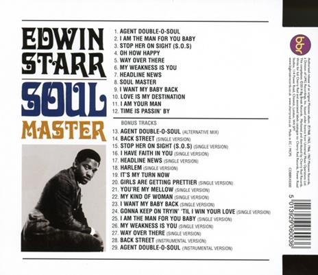 Soul Master (Expanded Edition) - CD Audio di Edwin Starr - 2