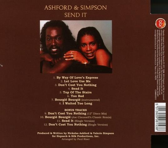 Send it (+ Bonus Tracks) - CD Audio di Ashford & Simpson - 2