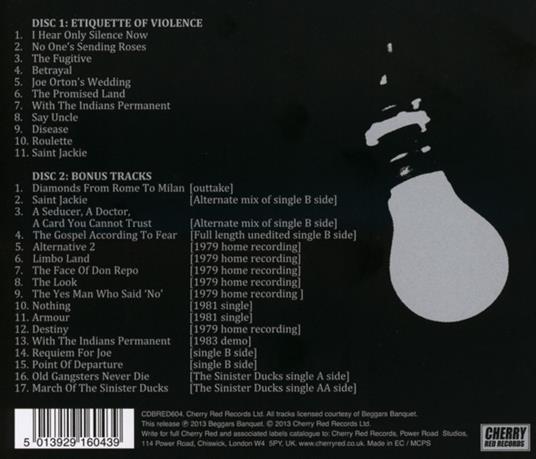 Etiquette of Violence - CD Audio di David J - 2