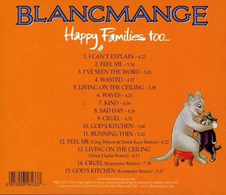 Happy Families Too - CD Audio di Blancmange - 2