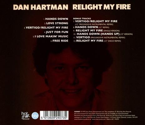 Relight My Fire (Expanded Edition) - CD Audio di Dan Hartman - 2