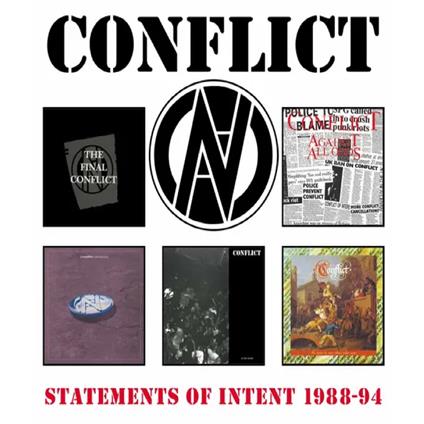 Statements of Intent 1988-1994 - CD Audio di Conflict