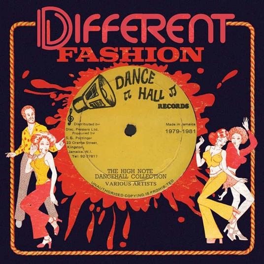 Different Fashion. The High Note Dancehall - CD Audio