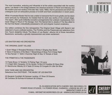 Original Quiet Village - CD Audio di Les Baxter - 2