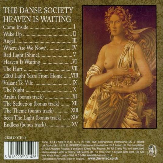 Heaven is Waiting - CD Audio di Danse Society - 2