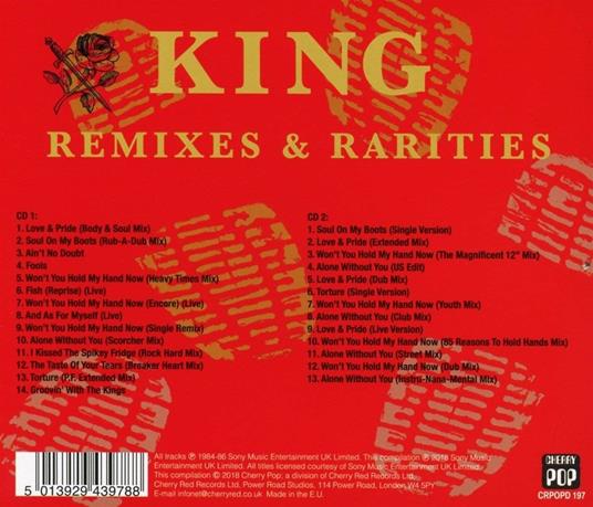 Remixes & Rarities - CD Audio di King - 2