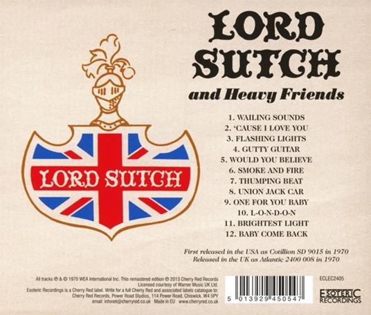 Lord Sutch and Heavy Friends - CD Audio di Lord Sutch - 2