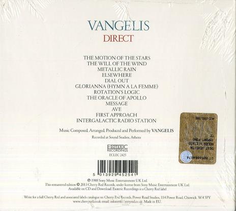 Direct - CD Audio di Vangelis - 2