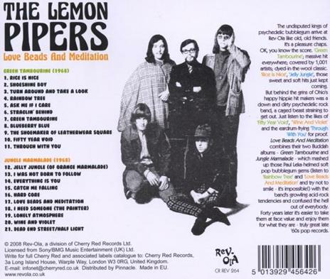 Love Beads and Meditation - CD Audio di Lemon Pipers - 2