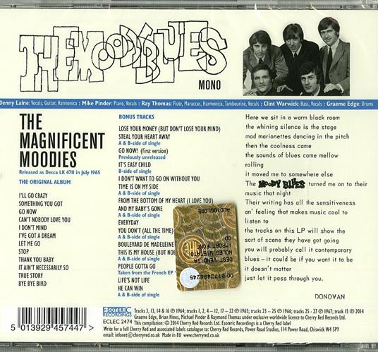 The Magnificent Moodies (Jewel Case) - CD Audio di Moody Blues - 2