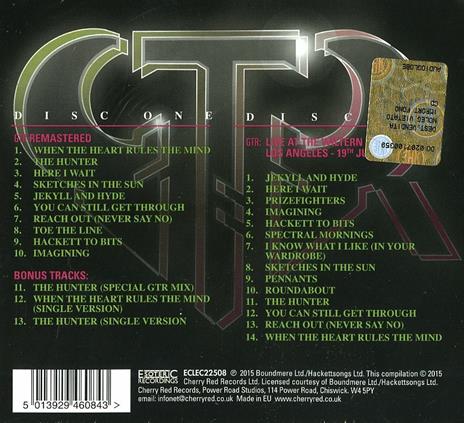 GTR (Digipack) - CD Audio di GTR - 2