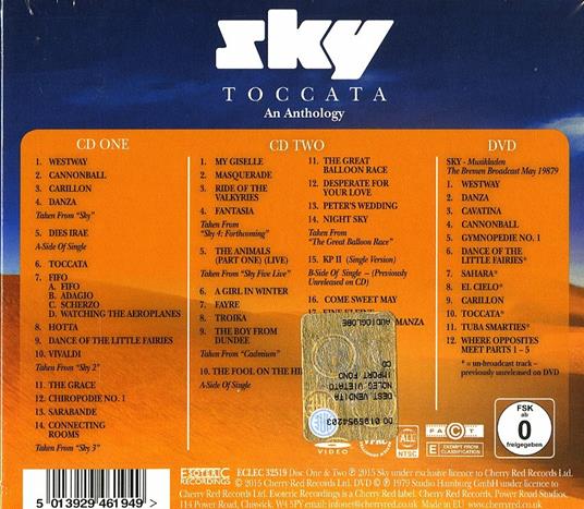 Toccata. An Anthology - CD Audio + DVD di Sky - 2