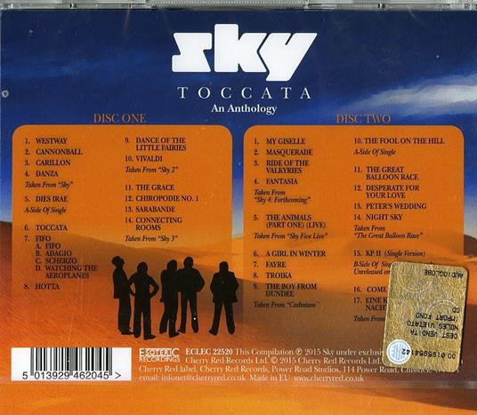 Toccata. An Anthology - CD Audio di Sky - 2