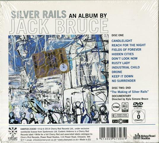 Silver Rails (Digipack) - CD Audio + DVD di Jack Bruce - 2