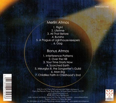 Merlin Atmos (Limited) - CD Audio di Van der Graaf Generator - 2
